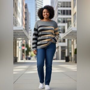 The Limited Abstract Print Sweater